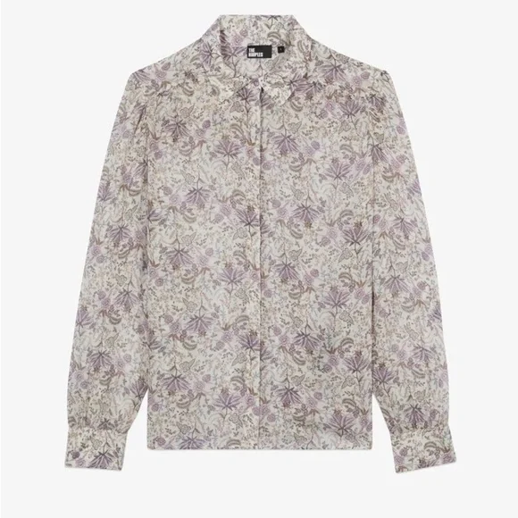 NWT The Kooples Button Down Blouse Size 0